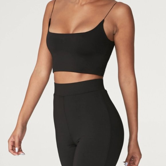 Meshki Pants - Meshki Cameryn High Waisted Bike Short - Black - S